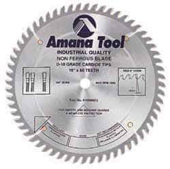 Amana Tool - 14" Diam, 1" Arbor Hole Diam, 84 Tooth Wet & Dry Cut Saw Blade - Carbide-Tipped, Standard Round Arbor - Exact Industrial Supply