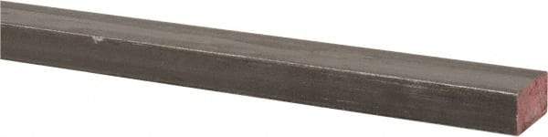 Made in USA - 36" Long x 1/8" High x 1/4" Wide, Mill Key Stock - W-1 (Water Hardening) Tool Steel - Exact Industrial Supply