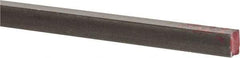 Made in USA - 36" Long x 3/16" High x 1/4" Wide, Mill Key Stock - W-1 (Water Hardening) Tool Steel - Exact Industrial Supply