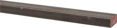 Made in USA - 36" Long x 1/4" High x 1/2" Wide, Mill Key Stock - W-1 (Water Hardening) Tool Steel - Exact Industrial Supply