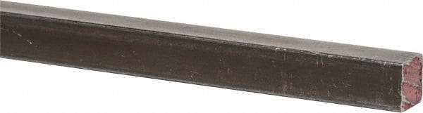 Made in USA - 36" Long x 3/8" High x 3/8" Wide, Key Stock - W-1 (Water Hardening) Tool Steel - Exact Industrial Supply