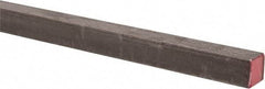 Made in USA - 36" Long x 7/16" High x 7/16" Wide, Key Stock - W-1 (Water Hardening) Tool Steel - Exact Industrial Supply