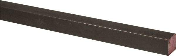 Made in USA - 36" Long x 3/4" High x 3/4" Wide, Key Stock - W-1 (Water Hardening) Tool Steel - Exact Industrial Supply