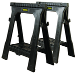 STANLEY® Folding Sawhorse Twin Pack - Exact Industrial Supply
