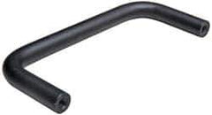 Amatom Electronic Hardware - 3-3/16" Long x 3/4" High, Round Handle - Black Oxide Finish, Stainless Steel, 3" Center to Center - Exact Industrial Supply