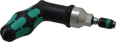 Wera - 3 to 6 N/m, Adjustable Torque Limiting Screwdriver - 6" OAL, 1/4" Drive, 1/4" Graduation - Exact Industrial Supply