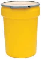Eagle - 30 Gallon Capacity, Metal Lever Lock, Yellow Lab Pack - 5 Gallon Container, Polyethylene, 396 Lb. Capacity, UN 1H2/X120/S; UN 1H2/Y180/S Listing - Exact Industrial Supply