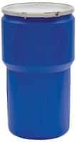 Eagle - 14 Gallon Capacity, Metal Lever Lock, Blue Lab Pack - 5 Gallon Container, Polyethylene, 220 Lb. Capacity, UN 1H2/X65/S; UN 1H2/Y100/S Listing - Exact Industrial Supply