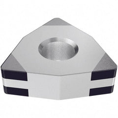 Iscar - WNGA432 TMC Grade IB55 CBN Turning Insert - Uncoated, 80° Trigon, 1/2" Inscr Circle, 3/16" Thick, 1/32" Corner Radius - Exact Industrial Supply