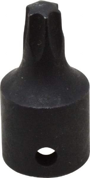 Blackhawk by Proto - 1/4" Drive, T30 Impact Torx Bit Socket - 1-3/16" OAL - Exact Industrial Supply