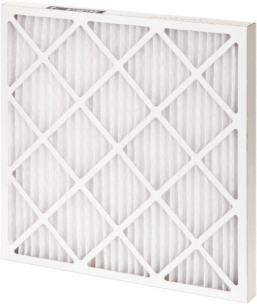PRO-SOURCE - 12 x 25 x 1", MERV 8, 30 to 35% Efficiency, Wire-Backed Pleated Air Filter - Exact Industrial Supply