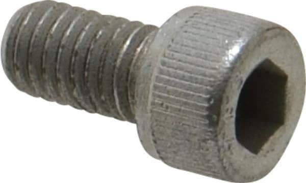 Value Collection - #10-32 UNF Hex Socket Drive, Socket Cap Screw - Alloy Steel, Zinc-Plated Finish, Fully Threaded, 3/8" Length Under Head - Exact Industrial Supply