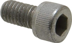 Value Collection - #10-32 UNF Hex Socket Drive, Socket Cap Screw - Alloy Steel, Zinc-Plated Finish, Fully Threaded, 3/8" Length Under Head - Exact Industrial Supply