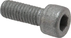 Value Collection - #10-32 UNF Hex Socket Drive, Socket Cap Screw - Alloy Steel, Zinc-Plated Finish, Fully Threaded, 1/2" Length Under Head - Exact Industrial Supply