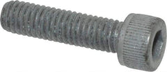 Value Collection - #10-32 UNF Hex Socket Drive, Socket Cap Screw - Alloy Steel, Zinc-Plated Finish, Fully Threaded, 3/4" Length Under Head - Exact Industrial Supply