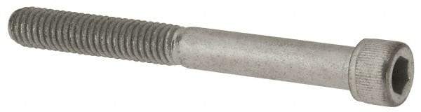 Value Collection - 5/16-18 UNC Hex Socket Drive, Socket Cap Screw - Alloy Steel, Zinc-Plated Finish, Partially Threaded, 3" Length Under Head - Exact Industrial Supply