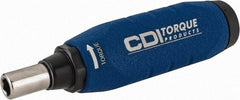 CDI - 1 Piece, 3/8 to 2 In/Lb, Female Hex Preset Torque Limiting Screwdriver - 4.2" OAL, 1/4" Drive - Exact Industrial Supply