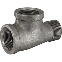 Black Pipe Fittings; Fitting Type: Run Tee; Fitting Size: 1/2″; Material: Malleable Iron; Finish: Black; Fitting Shape: Tee; Thread Standard: NPT; Connection Type: Threaded; Lead Free: No; Standards: ASME ™B1.2.1;  ™ASME ™B16.3;  ™UL Listed