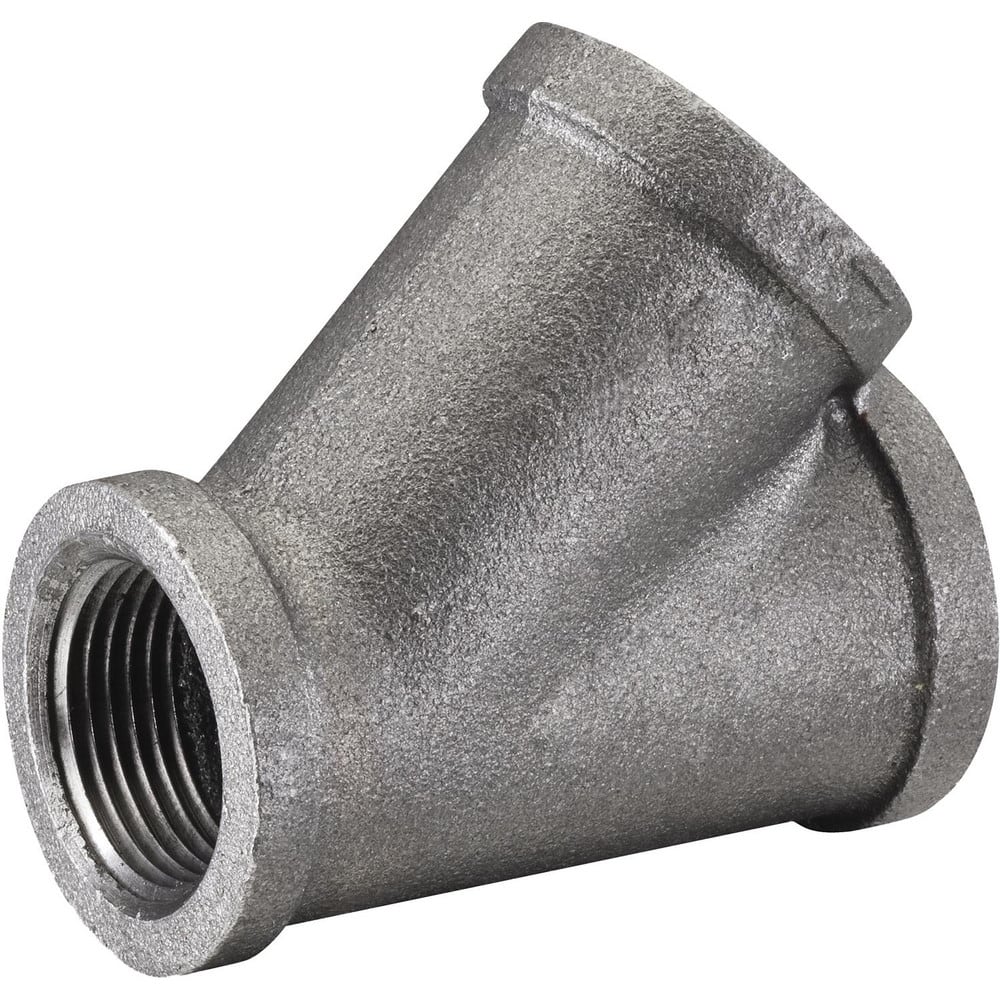 Black Pipe Fittings; Fitting Type: Wye; Fitting Size: 1″; Material: Malleable Iron; Finish: Black; Fitting Shape: Wye; Thread Standard: NPT; Connection Type: Threaded; Lead Free: No