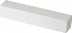 Tru-Maxx - 150 Grit Aluminum Oxide Square Dressing Stick - 4 x 3/4 x 3/4, Very Fine Grade, Vitrified Bond - Exact Industrial Supply