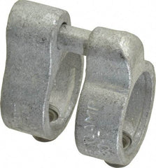 Kee - 1-1/4" Pipe, Malleable Iron Gate Hinge Fitting - Galvanized Finish - Exact Industrial Supply