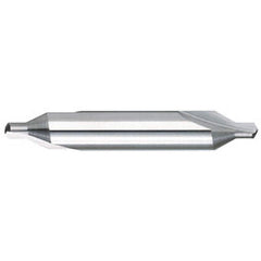 Titan USA - Combination Drill & Countersinks; Material: Solid Carbide ; Included Angle: 60 ; Trade Size: #0 ; Body Diameter (Inch): 1/8 ; Body Diameter (Decimal Inch): 1/8 ; Overall Length (Inch): 1-1/2 - Exact Industrial Supply