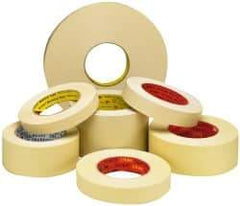 3M - 9" Wide x 1,500' Long Clear Masking Tape - Series 7300, 3.4 mil Thick, 7.4 In/Lb Tensile Strength - Exact Industrial Supply