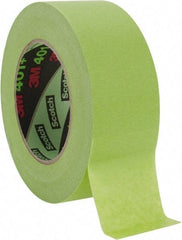 3M - 2" Wide x 60 Yd Long Green Paper Masking Tape - Series 401+/233+, 6.7 mil Thick, 25 In/Lb Tensile Strength - Exact Industrial Supply