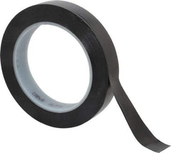 3M - Black Solid Color Vinyl Tape - 3/4" Wide x 108' Long x 5.2 mil Thick, General Traffic - Exact Industrial Supply