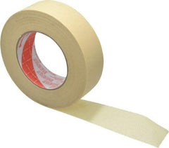 3M - 1-1/2" Wide x 60 Yd Long Tan Paper Masking Tape - Series 2380, 7.2 mil Thick, 28 In/Lb Tensile Strength - Exact Industrial Supply