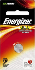 Energizer - Size 2L76, Lithium, Photo Battery - 3 Volts, Button Tab Terminal, CR11108, IEC Regulated - Exact Industrial Supply