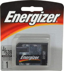 Energizer - Size J, Alkaline, Photo Battery - 6 Volts, Flat Terminal, 4LR61, IEC Regulated - Exact Industrial Supply