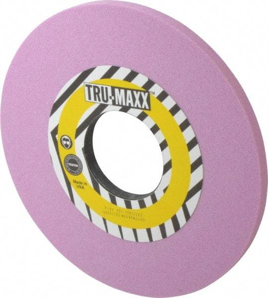 Tru-Maxx - 10" Diam x 3" Hole x 1/2" Thick, J Hardness, 60 Grit Surface Grinding Wheel - Aluminum Oxide, Type 1, Medium Grade, 2,483 Max RPM, Vitrified Bond, No Recess - Exact Industrial Supply