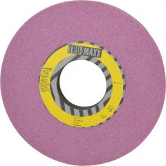 Tru-Maxx - 10" Diam x 3" Hole x 1" Thick, J Hardness, 46 Grit Surface Grinding Wheel - Aluminum Oxide, Type 1, Coarse Grade, 3,250 Max RPM, Vitrified Bond, No Recess - Exact Industrial Supply