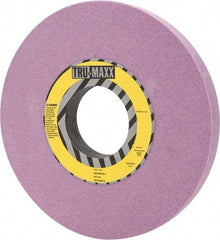 Tru-Maxx - 10" Diam x 3" Hole x 1" Thick, J Hardness, 60 Grit Surface Grinding Wheel - Aluminum Oxide, Type 1, Medium Grade, 3,250 Max RPM, Vitrified Bond, No Recess - Exact Industrial Supply