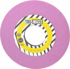 Tru-Maxx - 10" Diam x 3" Hole x 1/2" Thick, H Hardness, 46 Grit Surface Grinding Wheel - Aluminum Oxide, Type 1, Coarse Grade, 3,250 Max RPM, Vitrified Bond, No Recess - Exact Industrial Supply