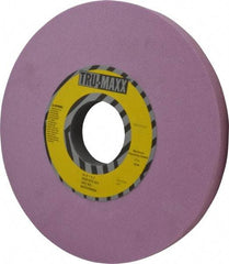 Tru-Maxx - 12" Diam x 3" Hole x 1" Thick, I Hardness, 60 Grit Surface Grinding Wheel - Aluminum Oxide, Type 1, Medium Grade, 2,705 Max RPM, Vitrified Bond, No Recess - Exact Industrial Supply