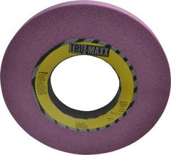 Tru-Maxx - 12" Diam x 5" Hole x 1" Thick, I Hardness, 46 Grit Surface Grinding Wheel - Aluminum Oxide, Type 1, Coarse Grade, 2,705 Max RPM, Vitrified Bond, No Recess - Exact Industrial Supply