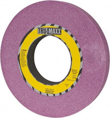 Tru-Maxx - 12" Diam x 5" Hole x 1-1/2" Thick, H Hardness, 46 Grit Surface Grinding Wheel - Aluminum Oxide, Type 1, Coarse Grade, 2,070 Max RPM, Vitrified Bond, No Recess - Exact Industrial Supply