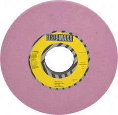 Tru-Maxx - 12" Diam x 3" Hole x 1" Thick, J Hardness, 46 Grit Surface Grinding Wheel - Aluminum Oxide, Type 1, Coarse Grade, 2,705 Max RPM, Vitrified Bond, No Recess - Exact Industrial Supply