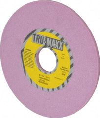 Tru-Maxx - 6" Diam x 1-1/4" Hole x 1/4" Thick, K Hardness, 60 Grit Surface Grinding Wheel - Aluminum Oxide, Type 1, Medium Grade, 5,410 Max RPM, Vitrified Bond, No Recess - Exact Industrial Supply