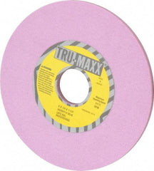 Tru-Maxx - 6" Diam x 1-1/4" Hole x 1/4" Thick, K Hardness, 80 Grit Surface Grinding Wheel - Aluminum Oxide, Type 1, Medium Grade, 5,410 Max RPM, Vitrified Bond, No Recess - Exact Industrial Supply