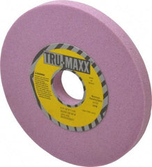 Tru-Maxx - 6" Diam x 1-1/4" Hole x 1/2" Thick, K Hardness, 60 Grit Surface Grinding Wheel - Aluminum Oxide, Type 1, Medium Grade, 5,410 Max RPM, Vitrified Bond, No Recess - Exact Industrial Supply