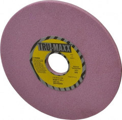 Tru-Maxx - 7" Diam x 1-1/4" Hole x 1/4" Thick, J Hardness, 60 Grit Surface Grinding Wheel - Aluminum Oxide, Type 1, Medium Grade, 3,600 Max RPM, Vitrified Bond, No Recess - Exact Industrial Supply