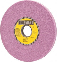 Tru-Maxx - 7" Diam x 1-1/4" Hole x 1/2" Thick, H Hardness, 46 Grit Surface Grinding Wheel - Aluminum Oxide, Type 1, Coarse Grade, 3,600 Max RPM, Vitrified Bond, No Recess - Exact Industrial Supply
