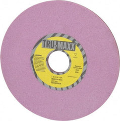 Tru-Maxx - 7" Diam x 1-1/4" Hole x 1/4" Thick, K Hardness, 60 Grit Surface Grinding Wheel - Aluminum Oxide, Type 1, Medium Grade, 3,600 Max RPM, Vitrified Bond, No Recess - Exact Industrial Supply