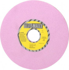 Tru-Maxx - 7" Diam x 1-1/4" Hole x 1/4" Thick, H Hardness, 80 Grit Surface Grinding Wheel - Aluminum Oxide, Type 1, Medium Grade, 3,600 Max RPM, Vitrified Bond, No Recess - Exact Industrial Supply