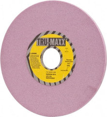 Tru-Maxx - 7" Diam x 1-1/4" Hole x 1/4" Thick, K Hardness, 80 Grit Surface Grinding Wheel - Aluminum Oxide, Type 1, Medium Grade, 3,600 Max RPM, Vitrified Bond, No Recess - Exact Industrial Supply