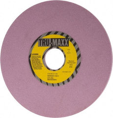 Tru-Maxx - 7" Diam x 1-1/4" Hole x 1/4" Thick, H Hardness, 100 Grit Surface Grinding Wheel - Aluminum Oxide, Type 1, Fine Grade, 3,600 Max RPM, Vitrified Bond, No Recess - Exact Industrial Supply