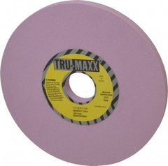 Tru-Maxx - 7" Diam x 1-1/4" Hole x 1/2" Thick, I Hardness, 100 Grit Surface Grinding Wheel - Aluminum Oxide, Type 1, Fine Grade, 3,600 Max RPM, Vitrified Bond, No Recess - Exact Industrial Supply